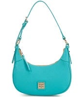 Dooney & Bourke Lucca Pebbled Leather Hobo Baguette Shoulder Bag