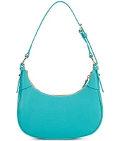 Dooney & Bourke Lucca Pebbled Leather Hobo Baguette Shoulder Bag