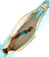 Dooney & Bourke Lucca Pebbled Leather Hobo Baguette Shoulder Bag