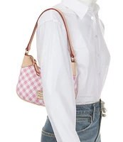 Dooney & Bourke Luna Gingham Hobo Bag