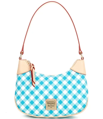 Dooney & Bourke Luna Gingham Hobo Bag