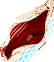 Dooney & Bourke Luna Gingham Hobo Bag