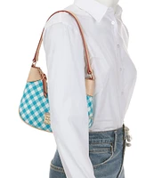Dooney & Bourke Luna Gingham Hobo Bag