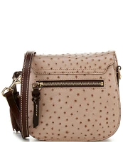 Dooney & Bourke Ostrich Embossed Flap Crossbody Bag