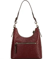 Dooney & Bourke Ostrich Embossed Leather Bryce Hobo Bag