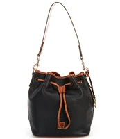 Dooney & Bourke Pebble Collection Drawstring Bucket Bag