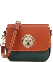 Dooney & Bourke Pebble Turnlock Flap Saddle Crossbody Bag