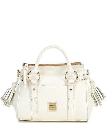 Dooney & Bourke Lucca Leather Tassle Satchel Bag