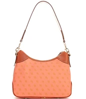 Dooney & Bourke Gretta Collection Signature Logo Print Hobo Bag