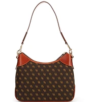 Dooney & Bourke Gretta Collection Signature Logo Print Hobo Bag