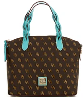 Dooney & Bourke Signature Logo Small Celeste Satchel Bag