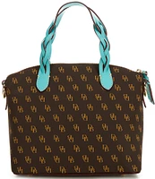 Dooney & Bourke Signature Logo Small Celeste Satchel Bag
