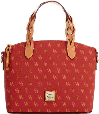 Dooney & Bourke Signature Logo Small Celeste Satchel Bag