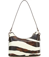 Dooney & Bourke Zebra Print Baguette Shoulder Bag