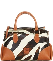 Dooney & Bourke Zebra Printed Satchel Bag