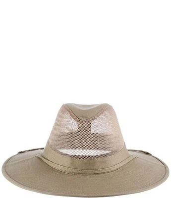 Dorfman Milan Solarweave® Wrangle Safari Canvas 3#double; Brim Hat