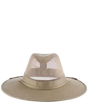 Dorfman Milan Solarweave® Wrangle Safari Canvas 3#double; Brim Hat