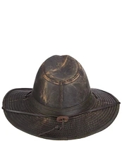 Dorfman Milano Outback Hinterlands Safari 3#double; Brim Hat