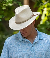 Dorfman Milano Scala Genuine Panama Outback Taos 3#double; Brim Hat