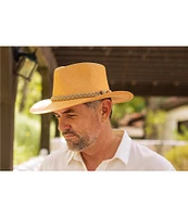 Dorfman Milano Scala Genuine Panama Outback Taos 3#double; Brim Hat