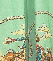 Double D Ranch Mitchell Gallery Print A-Line Skirt