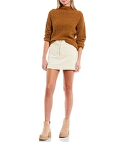 Double Zero High Rise Corduroy Pencil Skirt