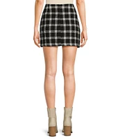 Double Zero Plaid Mini Skirt