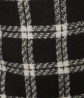 Double Zero Plaid Mini Skirt