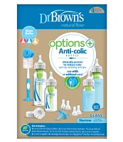 Dr. Brown's Options+ Narrow Glass Baby Bottles Starter Gift Set