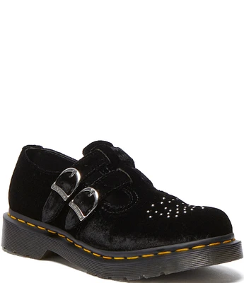 Dr. Martens 8065 Velvet Mary Jane Shoes