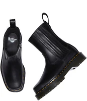 Dr. Martens Amaayah Lo Orleans Leather Pull On Booties