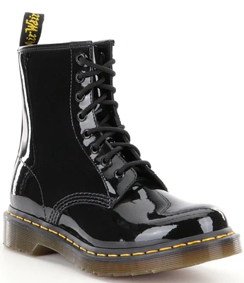 Dr. Martens Women's 1460 Classic Patent Leather Combat Boots