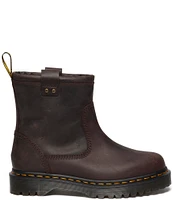 Dr. Martens Women's Anistone Lo Burnished Leather Booties