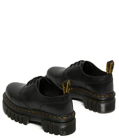 Dr. Martens Women's Audrick 3-Eye Nappa Leather Platform Oxfords