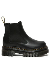 Dr. Martens Women's Audrick Nappa Lux Chelsea Lug Sole Platform Booties