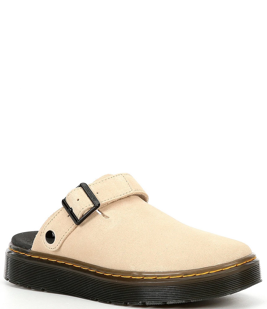 Dr. Martens Women's Carlson Suede Buckle Strap Clogs