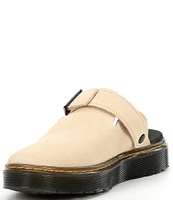 Dr. Martens Women's Carlson Suede Buckle Strap Clogs