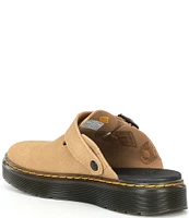 Dr. Martens Women's Carlson Suede Buckle Strap Clogs