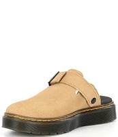 Dr. Martens Women's Carlson Suede Buckle Strap Clogs