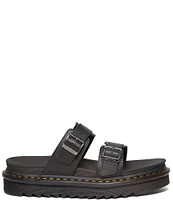 Dr. Martens Women's Myles Leather Double Strap Platform Sandals