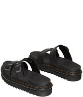 Dr. Martens Women's Myles Leather Double Strap Platform Sandals