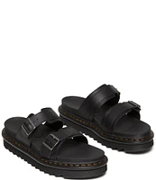 Dr. Martens Women's Myles Leather Double Strap Platform Sandals