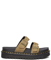 Dr. Martens Women's Myles Nubuck Double Strap Platform Sandals