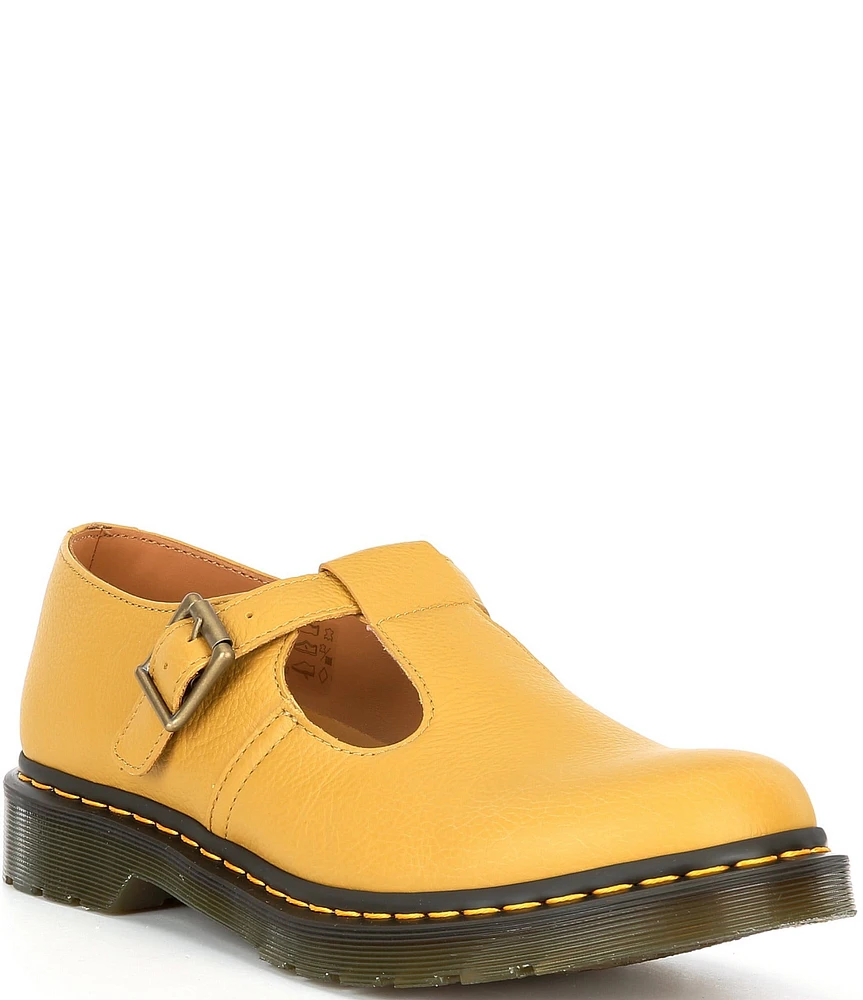 Dr. Martens Women's Polley Leather Platform Mary Jane Oxfords