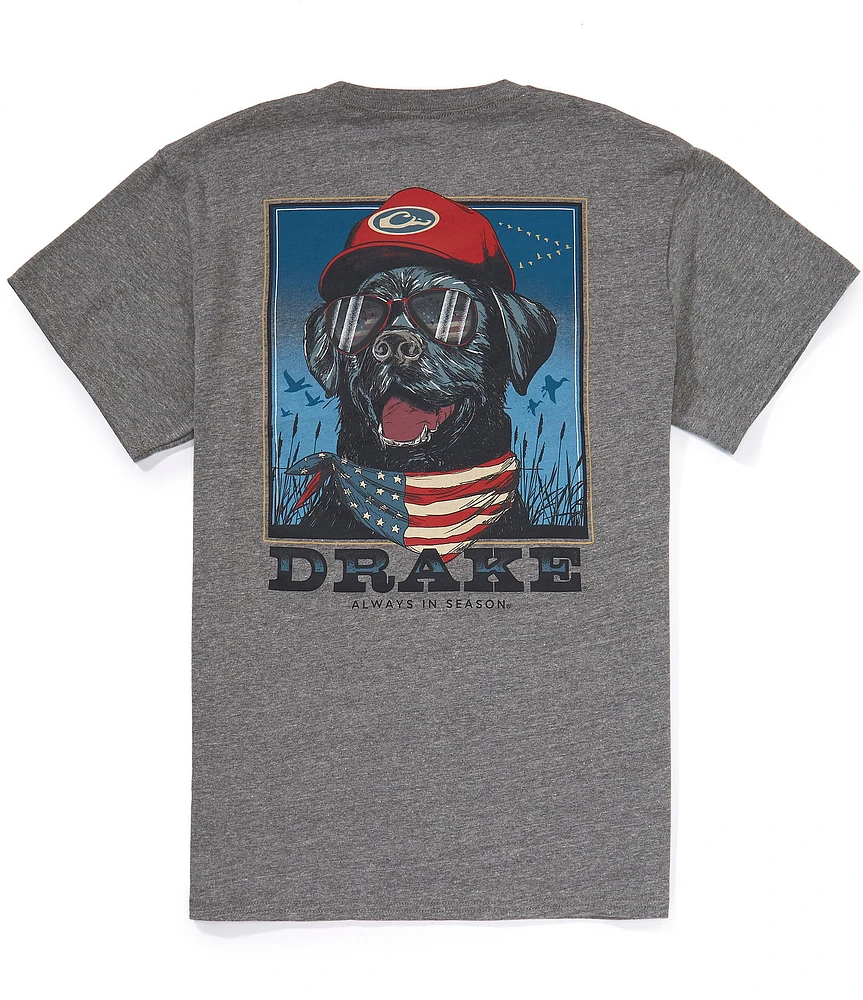 Drake Clothing Co. Americana Bandana Lab Short Sleeve T-Shirt