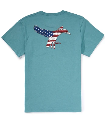 Drake Clothing Co. Americana Flying Duck Short Sleeve T-Shirt