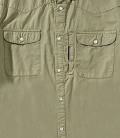 Drake Clothing Co. Cinco Ranch Acid Wash Short Sleeve Woven Shirt