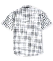 Drake Clothing Co. Short Sleeve Hunter Creek Window Pane Plaid Shirt