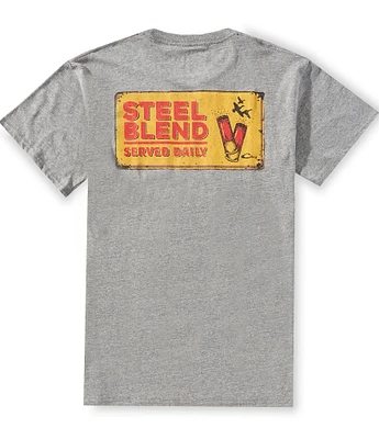 Drake Clothing Co. Steel Blend Short Sleeve Graphic T-Shirt