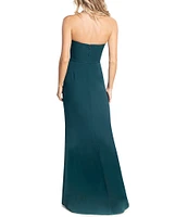 Dress the Population Kai Sweetheart Neck Sleeveless Wrap Skirt Maxi Dress